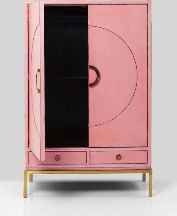 KARE Schrank Disk Pink 83534