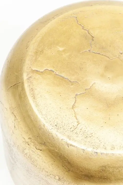 KARE Hocker Lumpy Gold 82789